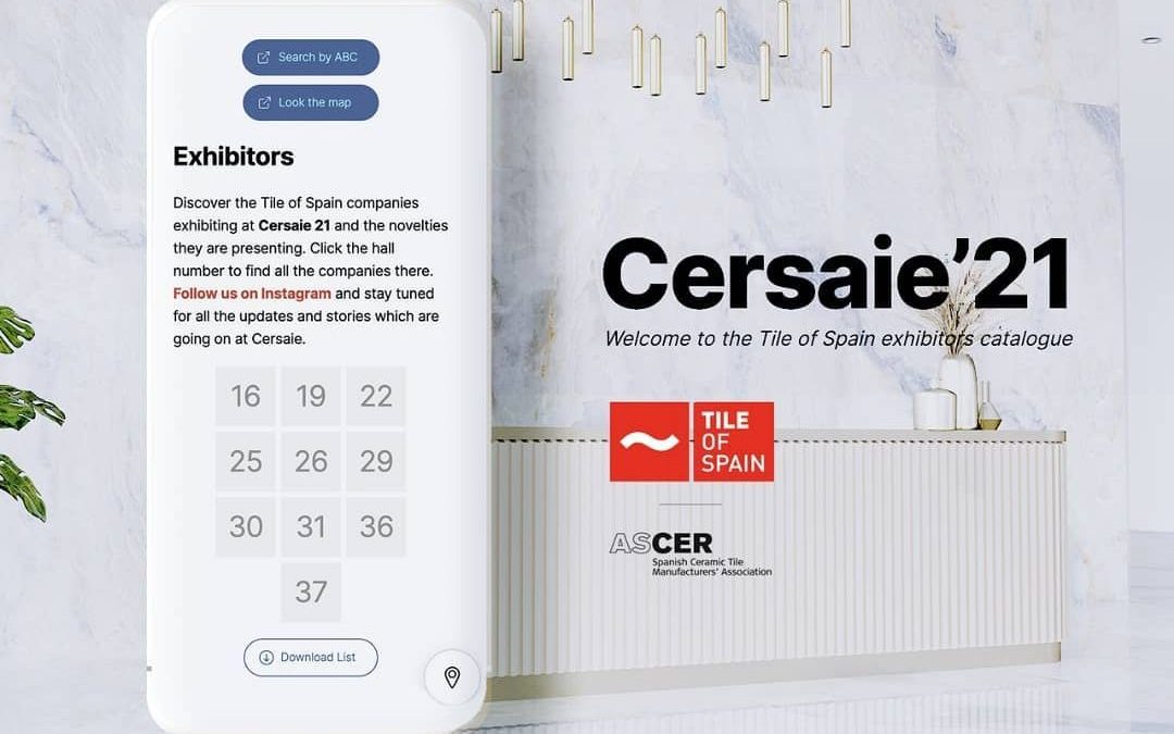 Tile of Spain Returns To Italy for the 2021 edition of Cersaie