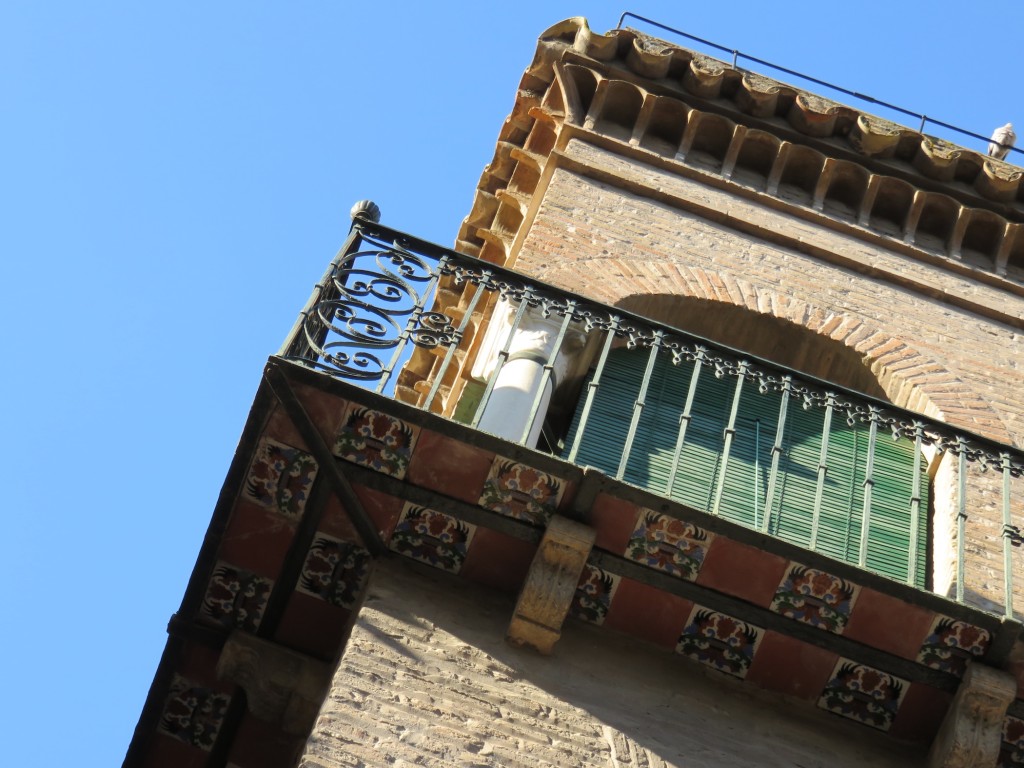 balcony tile bottom Sevilla Spain