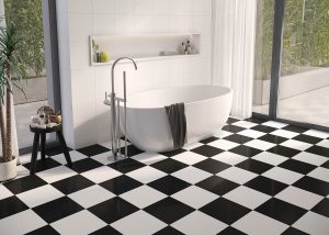 PORCELANICOS HDC - Serie Colores - Blanco 29 Brillo/Negro 29 Brillo Image